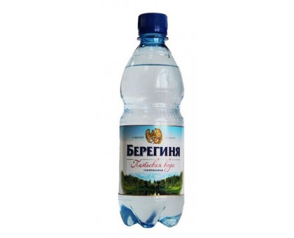 Вода питьевая "Берегиня" 0.5л. газ 12 шт.